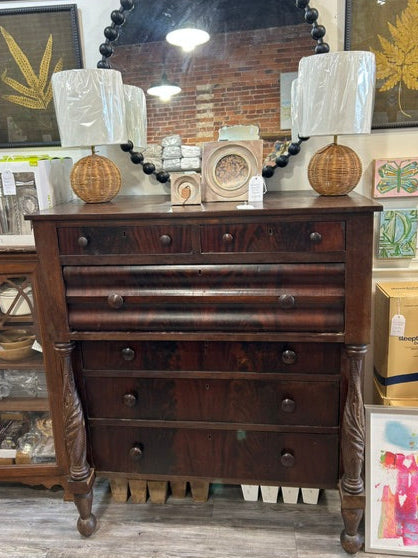 Antique English Dresser 6 Drawers
